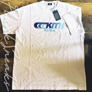 KITH Malibu Surf Sport Logo Vintage Tee • Store Exclusive • White • 2024